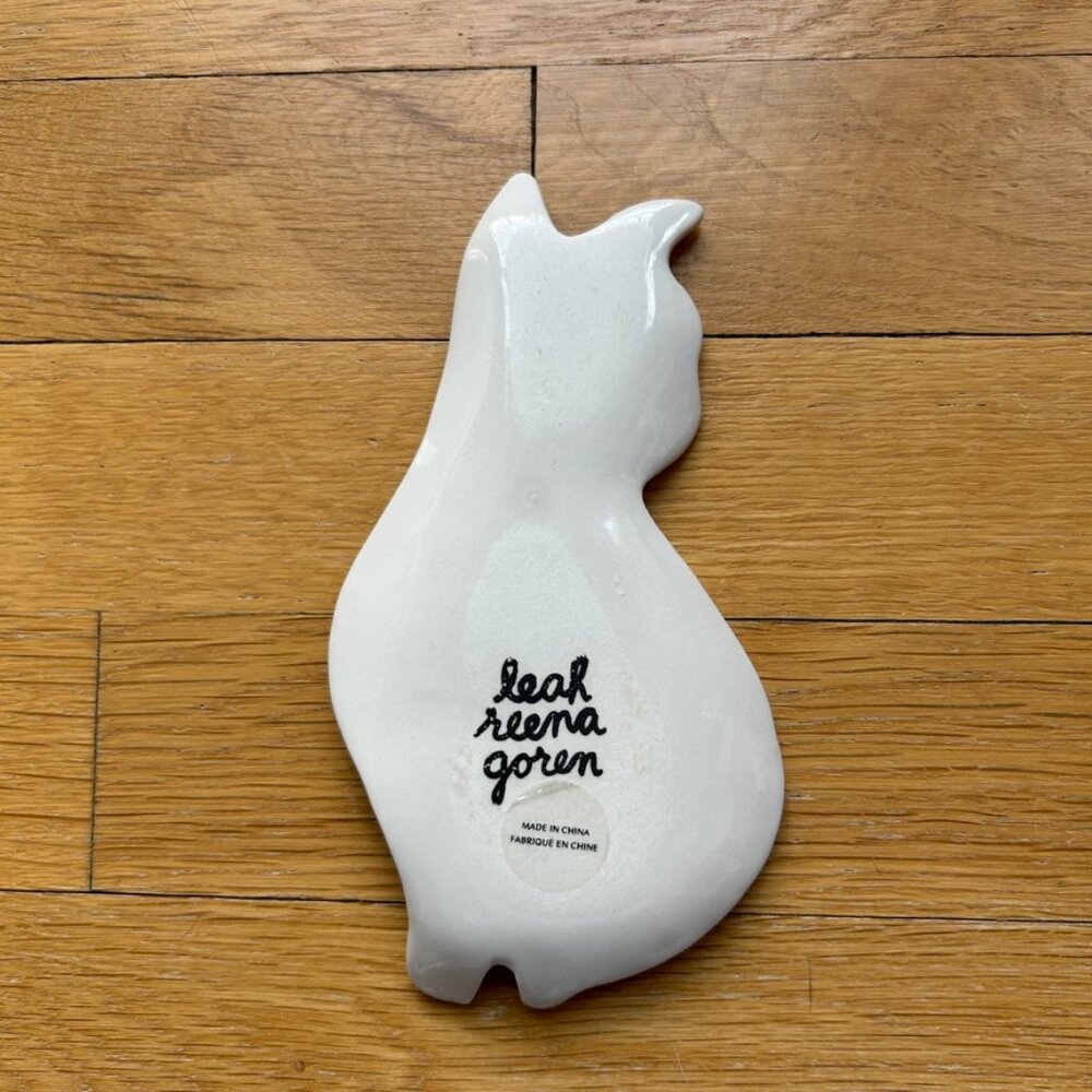 LEAH REENA GOREN Anthropologie Pet Study Sitting Cat Trinket Dish - Picture 3 of 3